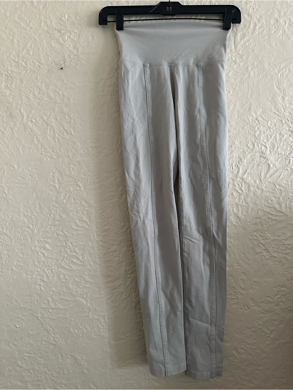 Aerie Offline OG 7/8ths Leggings High Rise Pale Blue Green Slimming Seams XS